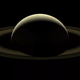 Illustration for article titled Saturns Rings Look Razor-Thin in This Posthumous Cassini Release